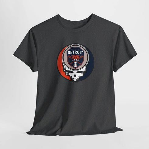 Grateful Dead - Detroit Tigers Grateful Dead Steal Your Face T-Shirt - MLB - StealieShop